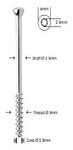 7.0mm Diameter Large Cannulated Screws